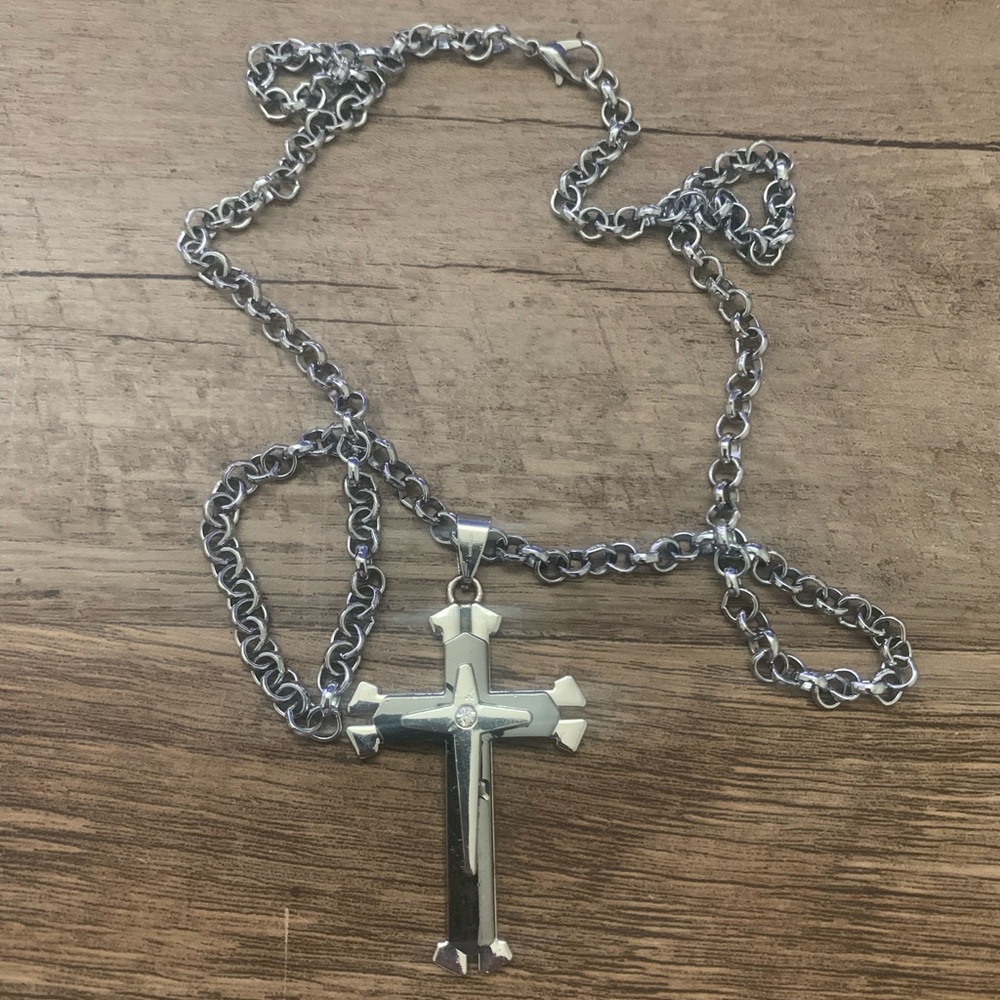 Alloy Cross Necklace